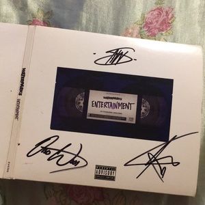 SIGNED WATERPARKS ALBUM COVER